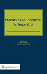 E-book, Patents as an Incentive for Innovation, Wolters Kluwer