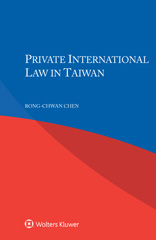 E-book, Private International Law in Taiwan, Kluwer Law International