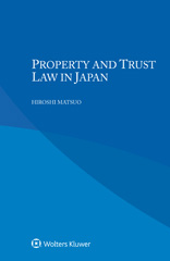 E-book, Property and Trust Law in Japan, Kluwer Law International
