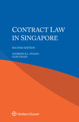 E-book, Contract Law in Singapore, Kluwer Law International