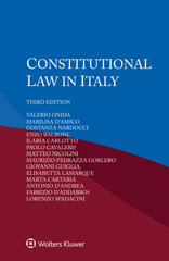 E-book, Constitutional Law in Italy, Onida, Valerio, Wolters Kluwer