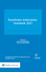 E-book, Stockholm Arbitration Yearbook 2021, Wolters Kluwer