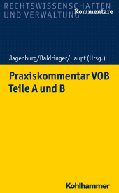 eBook, Praxiskommentar VOB - Teile A und B, Kohlhammer Verlag