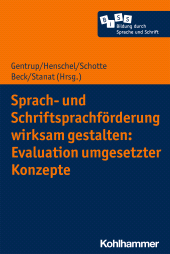 E-book, Sprach- und Schriftsprachförderung wirksam gestalten: Evaluation umgesetzter Konzepte, Kohlhammer Verlag