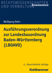 eBook, Ausführungsverordnung zur Landesbauordnung Baden-Württemberg (LBOAVO), Kohlhammer Verlag