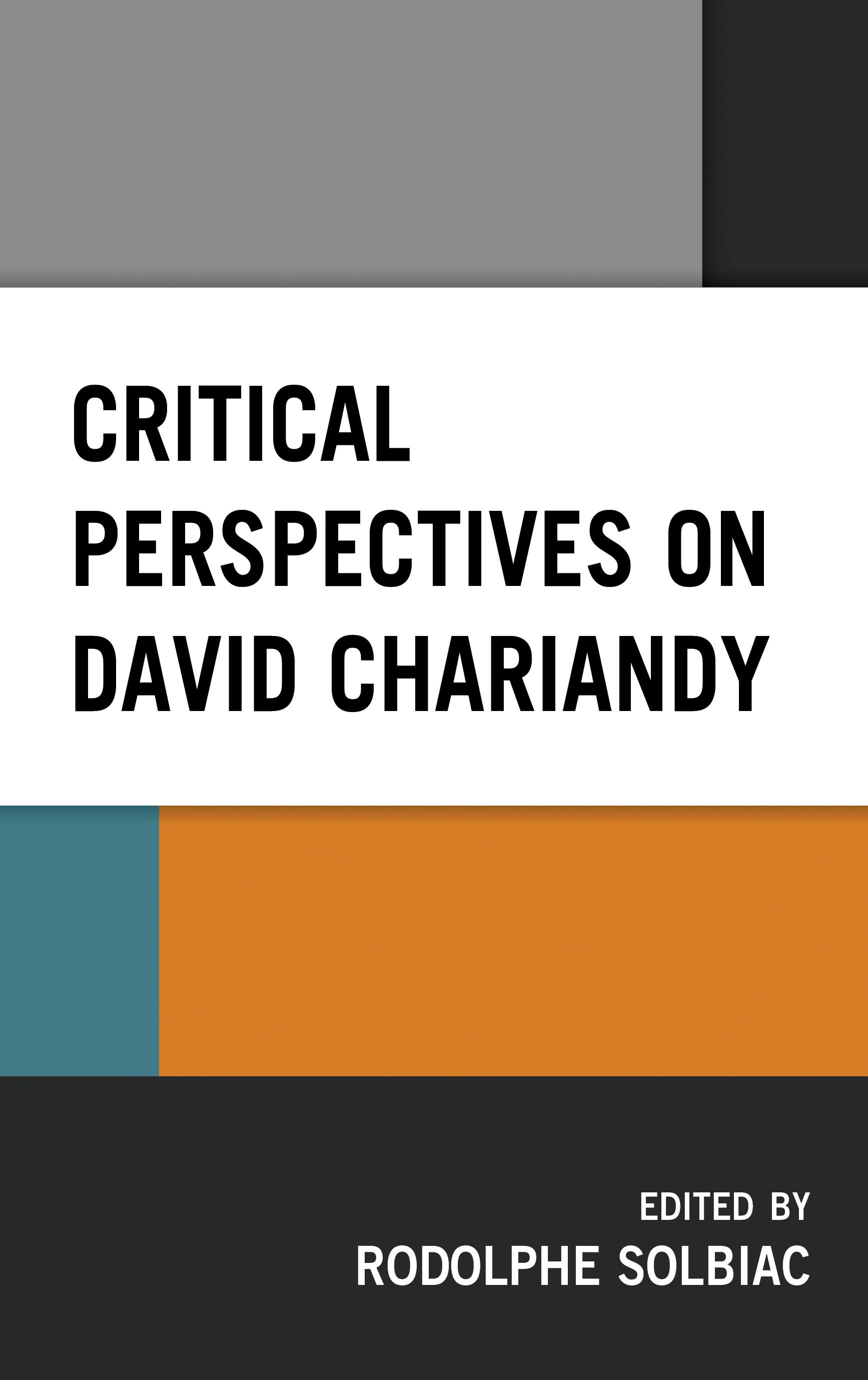 E-book, Critical Perspectives on David Chariandy, Lexington Books