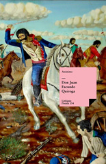 E-book, Don Juan Facundo Quiroga, Anónimo, Autor, Linkgua