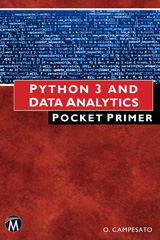 E-book, Python 3 and Data Analytics Pocket Primer, Campesato, Oswald, Mercury Learning and Information