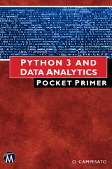 E-book, Python 3 and Data Analytics Pocket Primer, Mercury Learning and Information