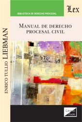 eBook, Manual de derecho procesal civil, Liebman, Enrico Tullio, Ediciones Olejnik