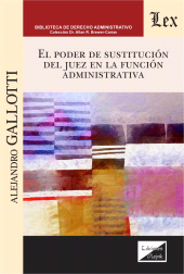 eBook, Poder de sustitución del juez en la función administrativa, Ediciones Olejnik