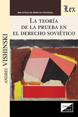 E-book, La teorías de la prueba en el derecho soviético, Ediciones Olejnik