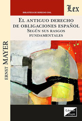 E-book, Antiguo derecho de obligaciones español según sus, Ediciones Olejnik