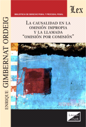 E-book, Causalidad en la omisión impropia y la llamada omisión, Gimbernat Ordeig, Enrique, Ediciones Olejnik