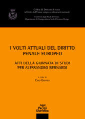 E-book, Volti attuali del diritto penale europeo : atti della giornata di studi per Alessandro Bernardi, Pacini