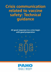 E-book, Crisis communication related to vaccine safety : Technical guidance, Pan American Health Organization