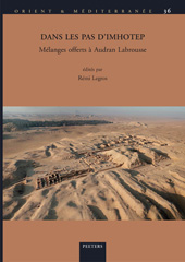 E-book, Dans les pas d'Imhotep : Melanges offerts a Audran Labrousse, Peeters Publishers