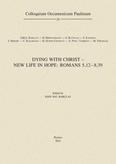 eBook, Dying with Christ - New Life in Hope : Romans 5,12-8,39, Peeters Publishers