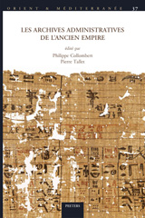 E-book, Les Archives administratives de l'Ancien Empire, Peeters Publishers