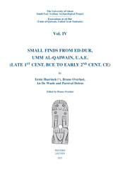eBook, Small Finds from ed-Dur, Umm al-Qaiwain, U.A.E. (Late 1st Cent. BCE to Early 2nd Cent. CE), Peeters Publishers