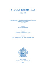 E-book, Papers presented at the Eighteenth International Conference on Patristic Studies held in Oxford 2019, Peeters Publishers