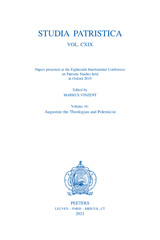 eBook, Papers presented at the Eighteenth International Conference on Patristic Studies held in Oxford 2019, Peeters Publishers