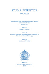 eBook, Papers presented at the Eighteenth International Conference on Patristic Studies held in Oxford 2019, Peeters Publishers