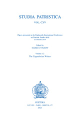 E-book, Papers presented at the Eighteenth International Conference on Patristic Studies held in Oxford 2019, Peeters Publishers