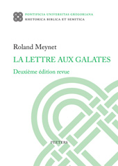 E-book, La Lettre aux Galates, Meynet, R., Peeters Publishers