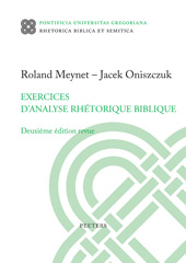 eBook, Exercices d'analyse rhetorique biblique, Peeters Publishers