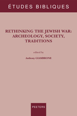 E-book, Rethinking the Jewish War : Archeology, Society, Traditions, Peeters Publishers