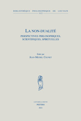 E-book, La Non-dualite : Perspectives philosophiques, scientifiques, spirituelles, Peeters Publishers