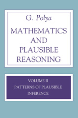 E-book, Mathematics and Plausible Reasoning : Logic, Symbolic and mathematical, Princeton University Press