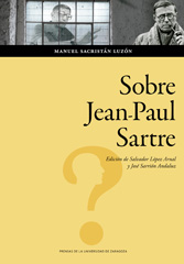 E-book, Sobre Jean-Paul Sartre, Sacristán Luzón, Manuel, Prensas de la Universidad de Zaragoza