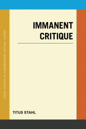 eBook, Immanent Critique, Rowman & Littlefield Publishers