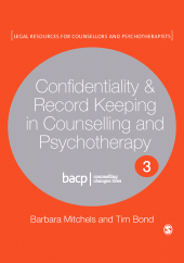 E-book, Confidentiality & Record Keeping in Counselling & Psychotherapy, SAGE Publications Ltd