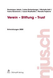 E-book, Verein - Stiftung - Trust : Entwicklungen 2020, Stämpfli Verlag