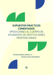 E-book, Supuestos prácticos comentados: Oposiciones al cuerpo de ayudantes de instituciones penitenciarias, Tecnos