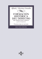 E-book, Formación histórica del Derecho : Del primitivismo jurídico al Ius Commune, Tecnos