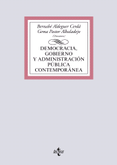 eBook, Democracia, Gobierno y Administración Pública contemporánea, Tecnos