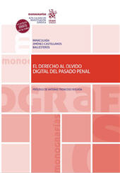 E-book, El Derecho al olvido digital del pasado penal, Tirant lo Blanch