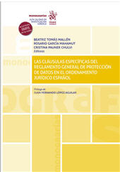E-book, Las cláusulas específicas del reglamento general de protección de datos en el ordenamiento jurídico español, Tirant lo Blanch