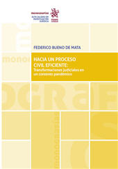E-book, Hacia un proceso civil eficiente : transformaciones judiciales en un contexto pandémico, Bueno de Mata, Federico, Tirant lo Blanch