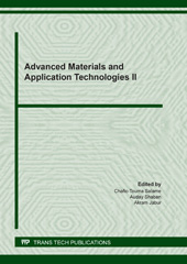 E-book, Advanced Materials and Application Technologies II, Trans Tech Publications Ltd