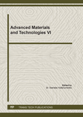E-book, Advanced Materials and Technologies VI, Trans Tech Publications Ltd