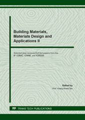 E-book, Building Materials, Materials Design and Applications II, Trans Tech Publications Ltd