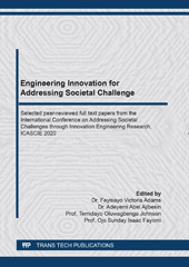 E-book, Engineering Innovation for Addressing Societal Challenges, Trans Tech Publications Ltd