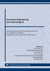 E-book, Innovative Engineering and Technology III, Trans Tech Publications Ltd