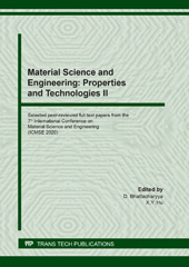E-book, Material Science and Engineering : Properties and Technologies II, Trans Tech Publications Ltd