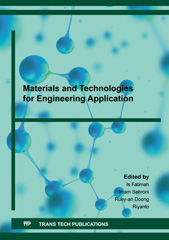 E-book, Materials and Technologies for Engineering Application, Trans Tech Publications Ltd